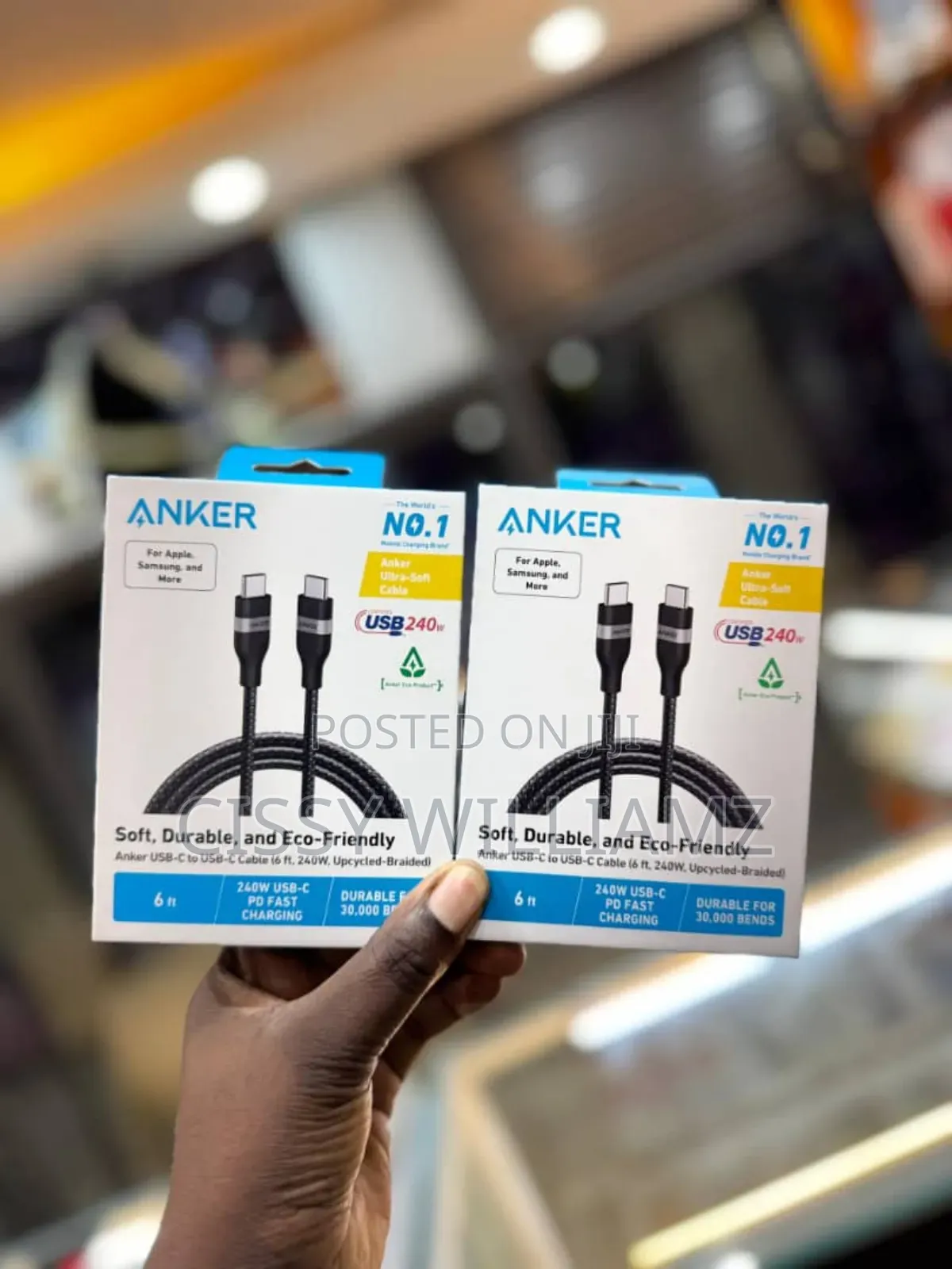 Anker 240w Fast Charging Usb C to Usb C Cable 6ft