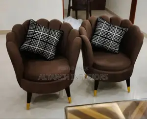 Brown Single Seaters/ Waiting Sofas