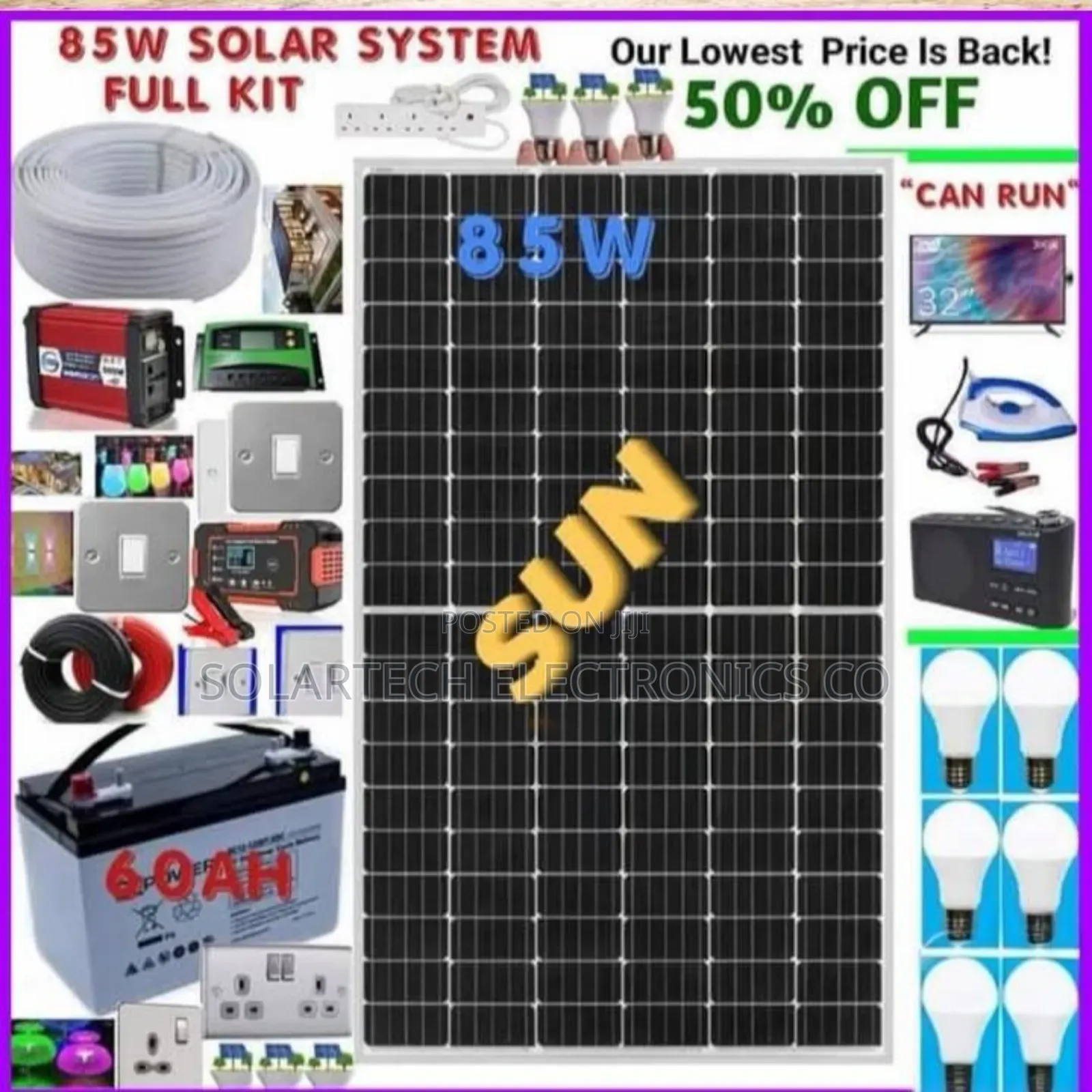 85w German Technology Solar System Full Kit Vumk
