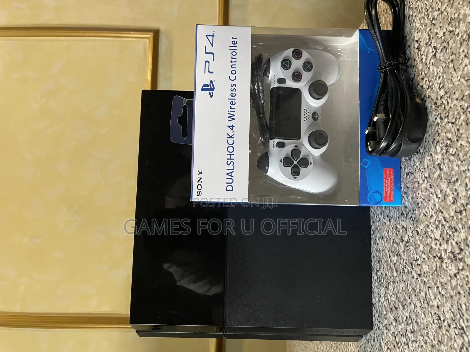 Sony Ps4 Standard Chipped White Controller Uk Used*Fxt