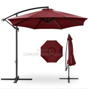 Compound Umbrella Maroon