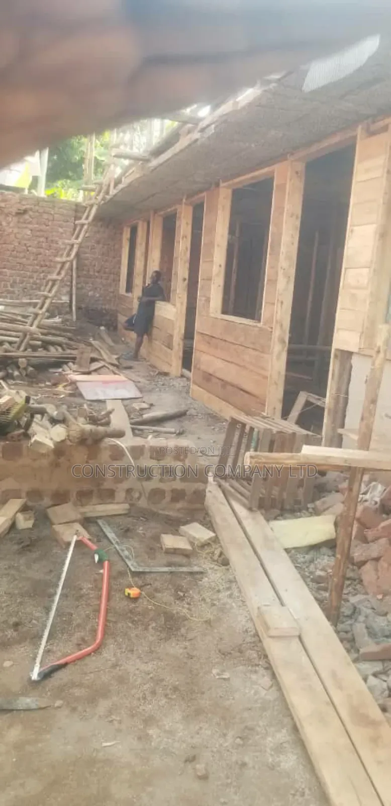 Wooden House Building