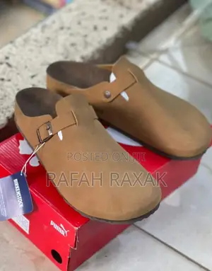 Original Men’S Brown Clog Birkenstocks Boston Sandals