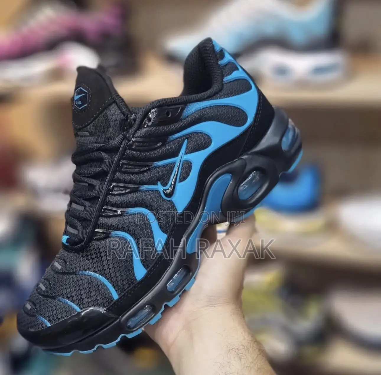 Original Black/Blue Nike Tn Air Max Plus Sneakers