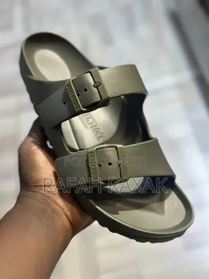 Army Green Birkenstocks Arizona Eva Rubber Waterproof Sandal
