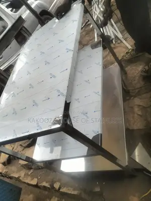 Stainless Working Table With Three Shelves