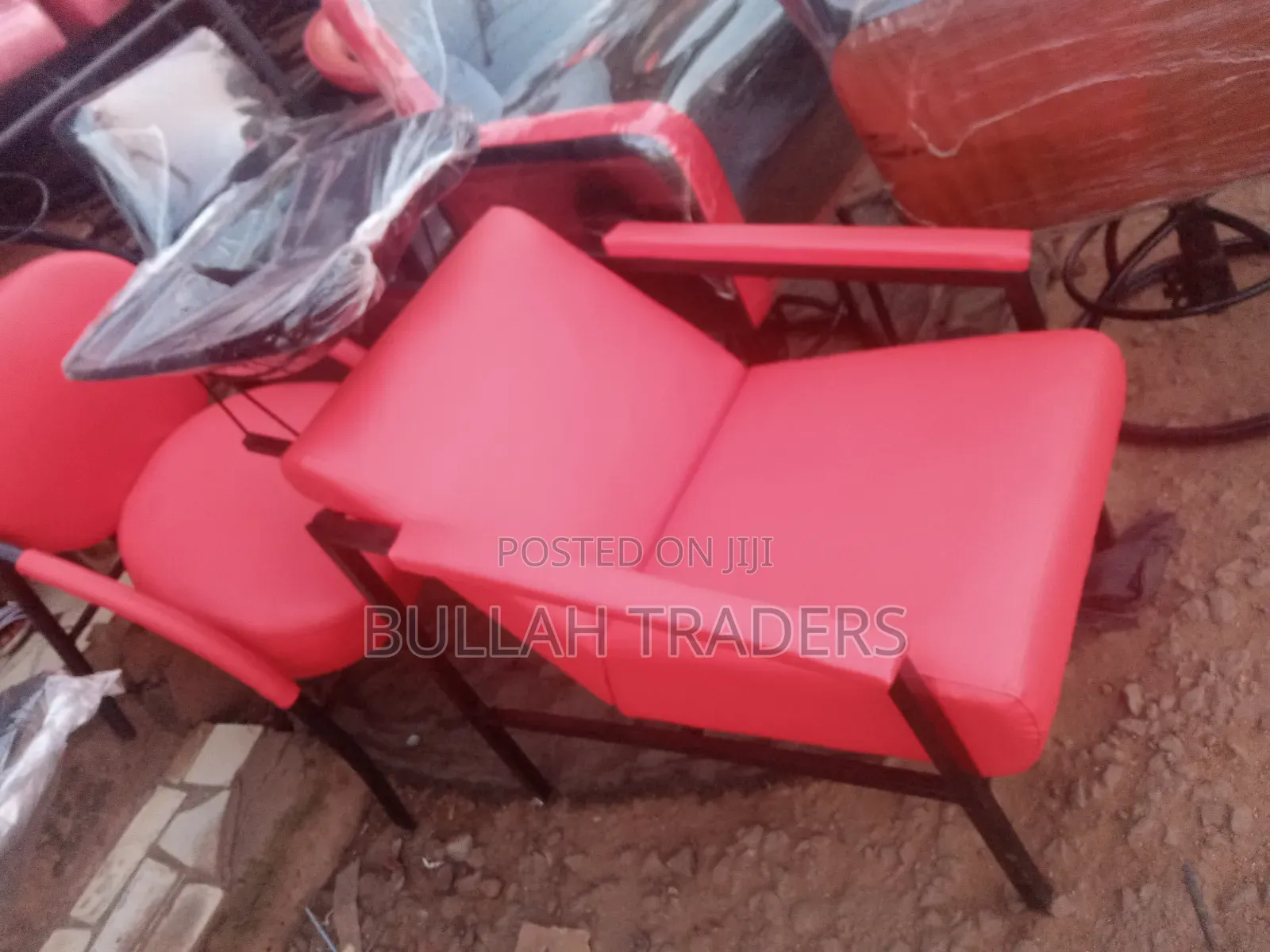 Saloon Washing Hair Basins Chairs