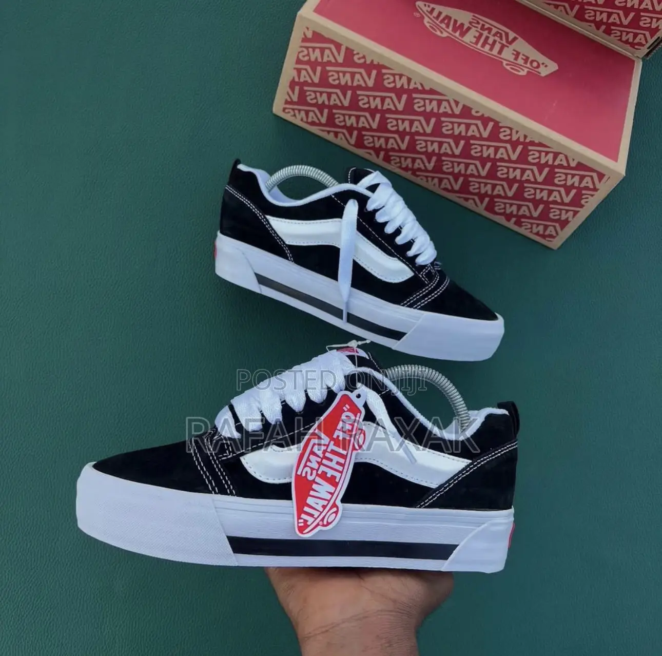Original Big Sole Vintage Vans Knu Skool/Stack Sneakers