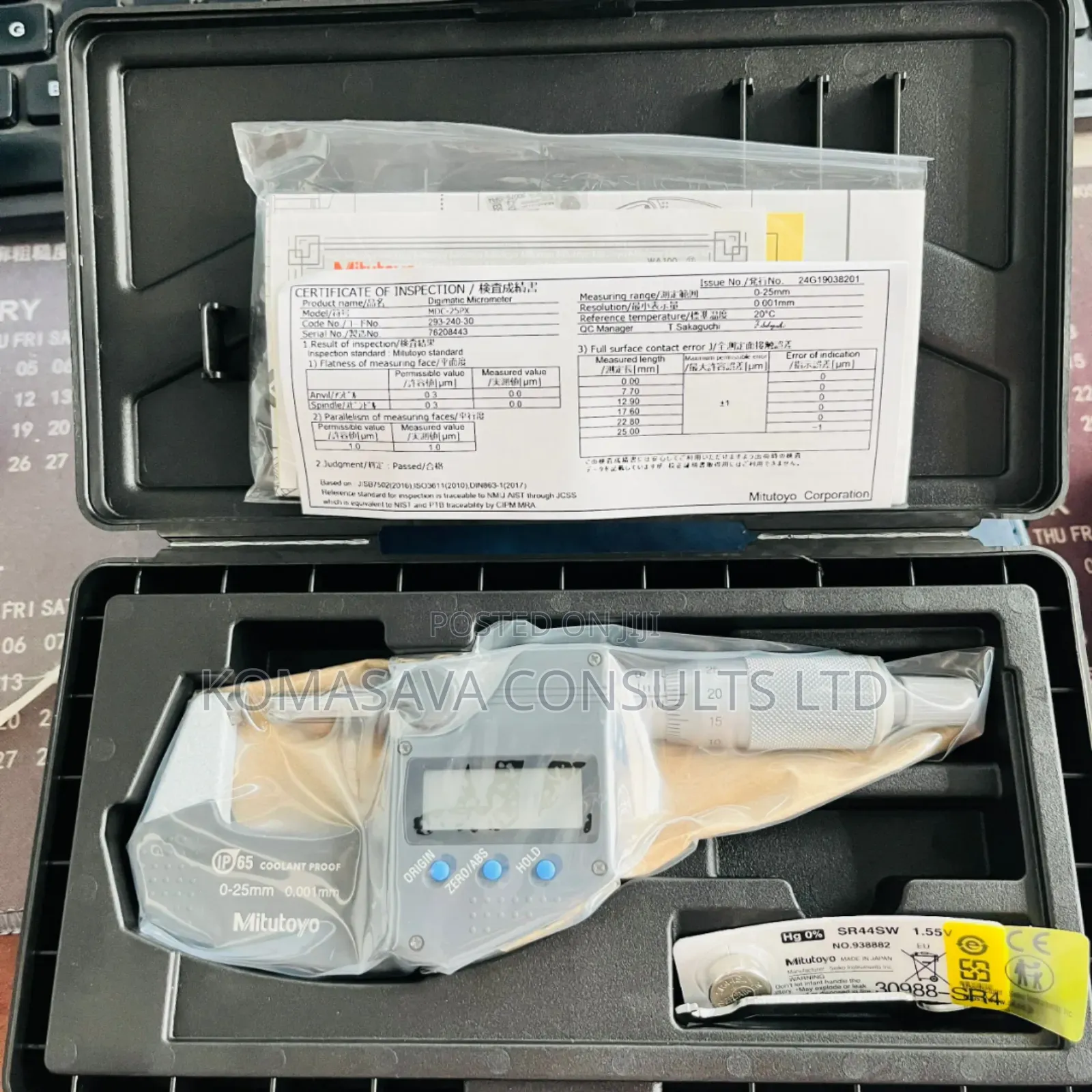 Digital Micrometer Screw Gauge