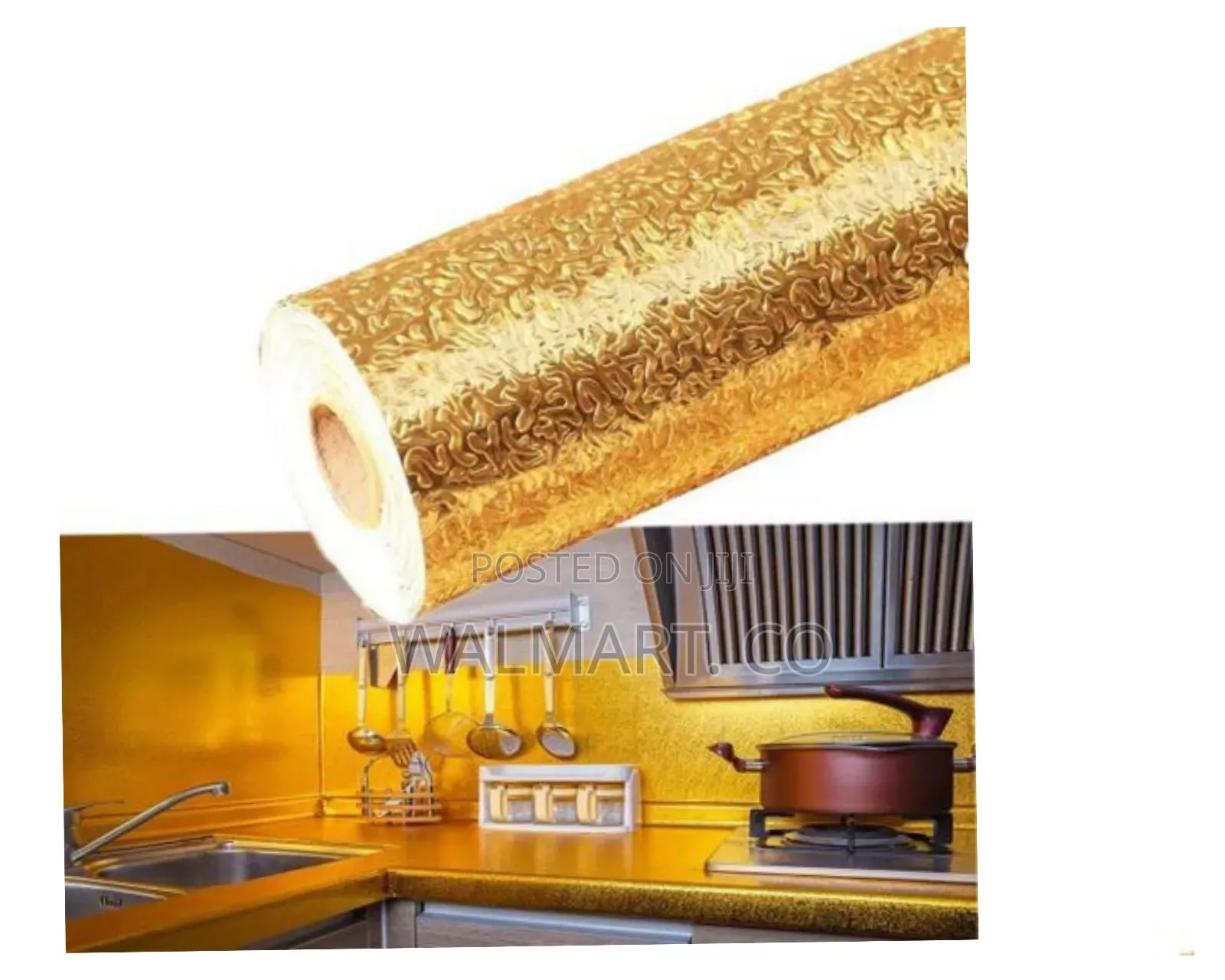 Gold Kitchen Wallpaper Sticker