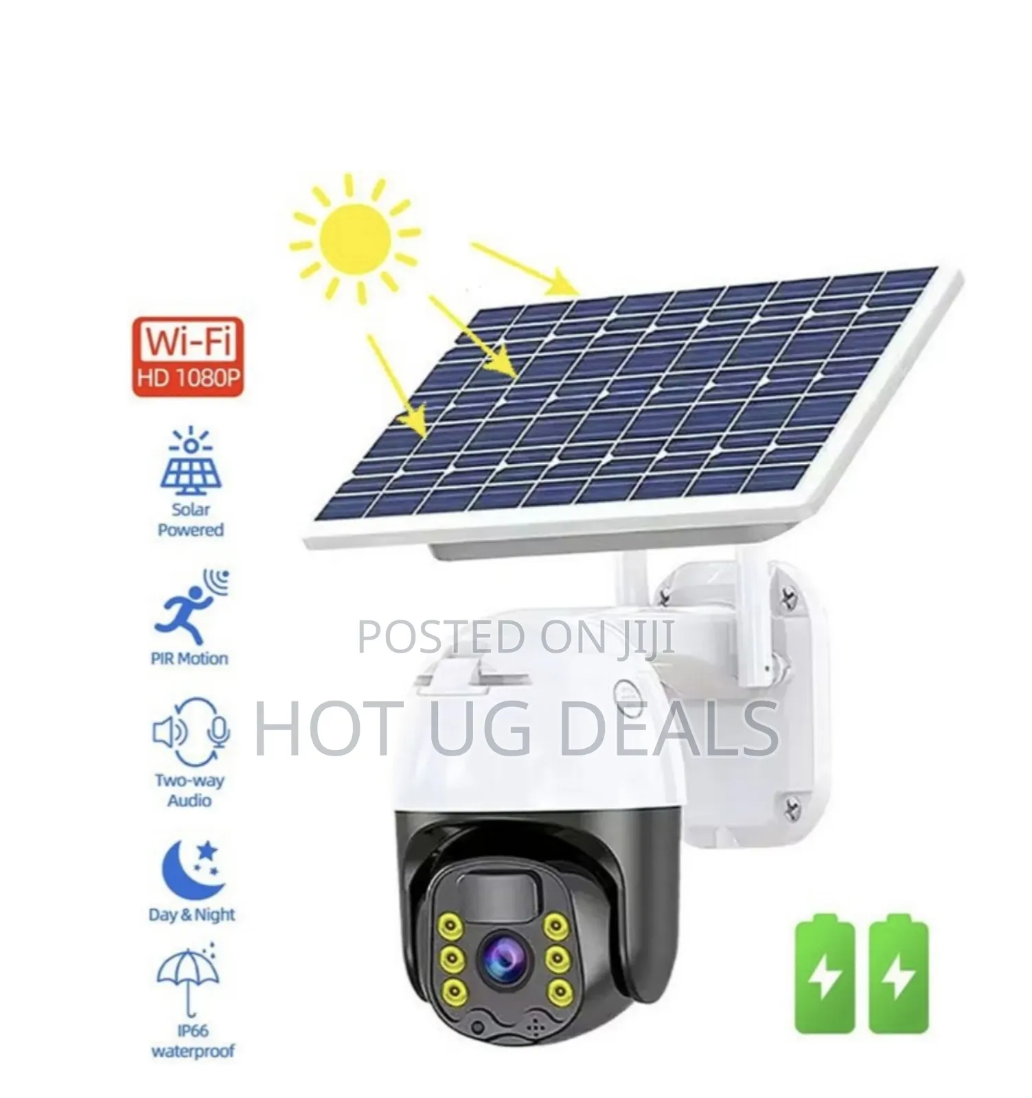 Solar Powered Camera, Outdoor Security Waterproof Camera.