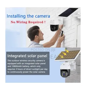 Solar Powered Camera, Outdoor Security Waterproof Camera.