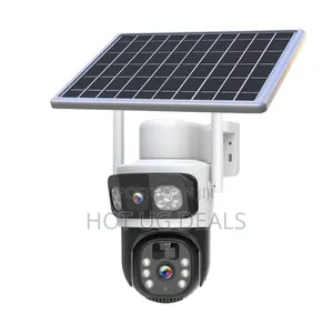 Solar-powered 4g Security Surveillance Camera- Dual Lens
