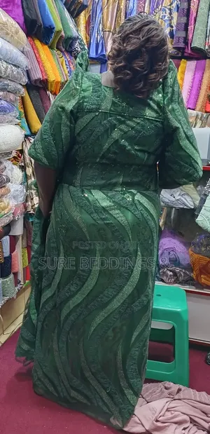 Green Ready Made Gomesi