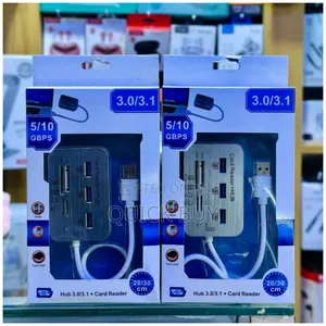 New Card Reader + Hub 3.0 for Pc Laptops