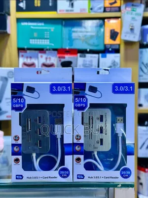 New Card Reader + Hub 3.0 for Pc Laptops