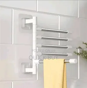 Punch Free Towel Bar Holder