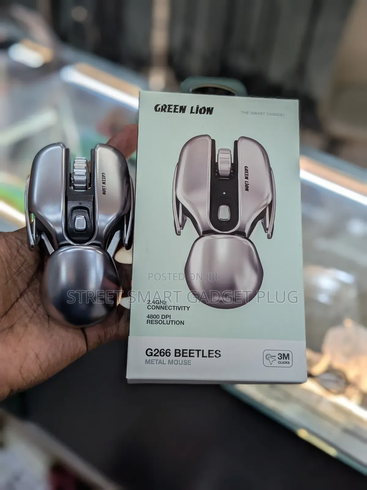 Green Lion Beetles Mouse