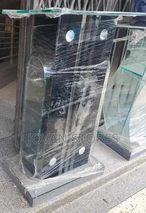 Black Clear Glass Pulipt