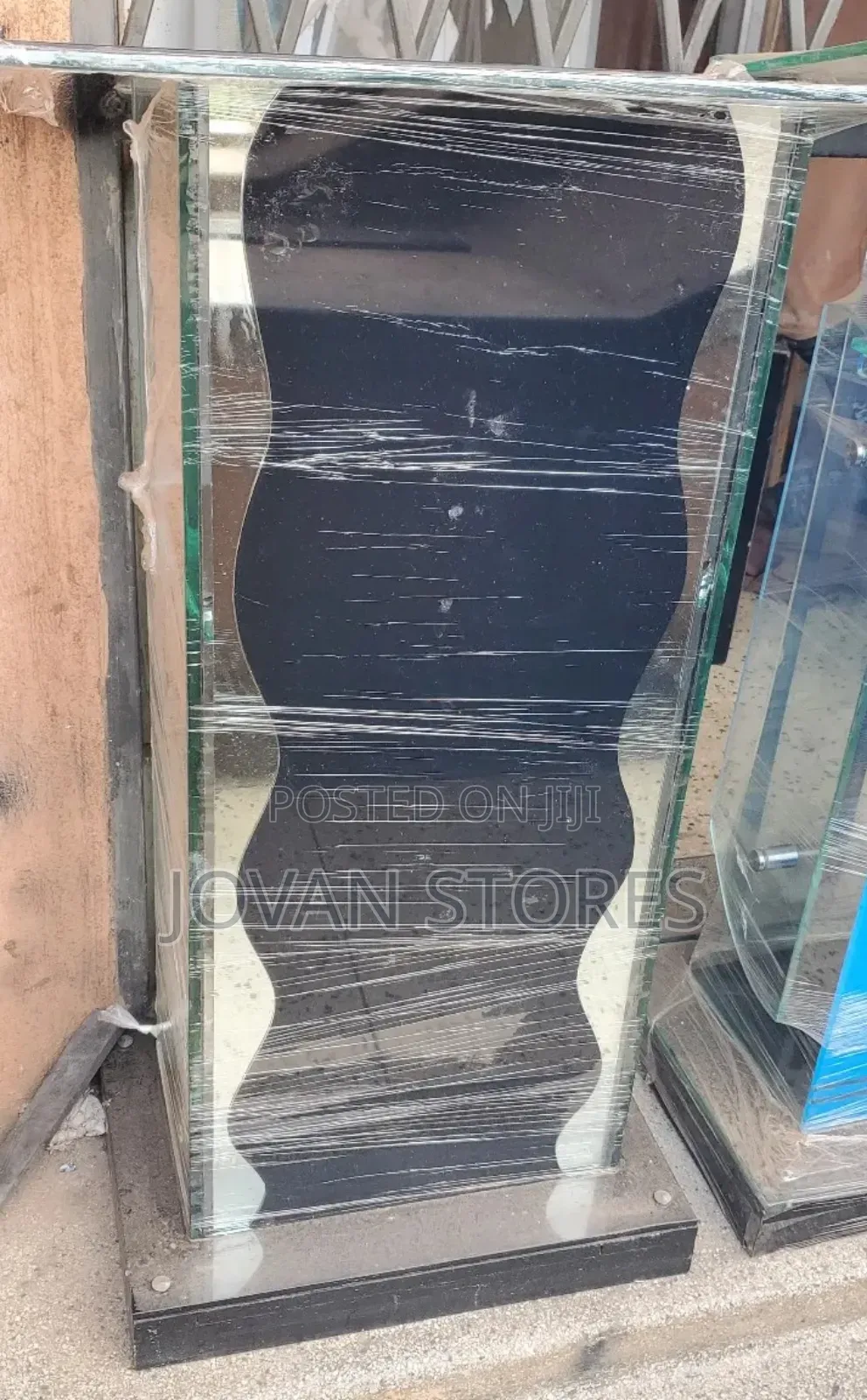 Black Clear Glass Pulipt