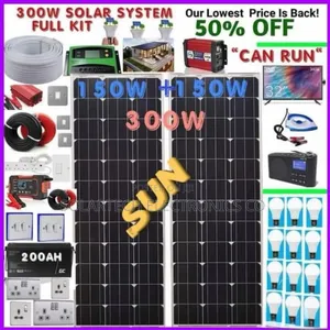 300w Solar Energy System Full Kit Sunset/ Nyumbani Solar