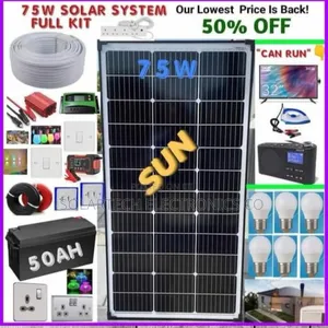 75w Solar Energy System Full Kit Sunset/ Nyumbani Solar