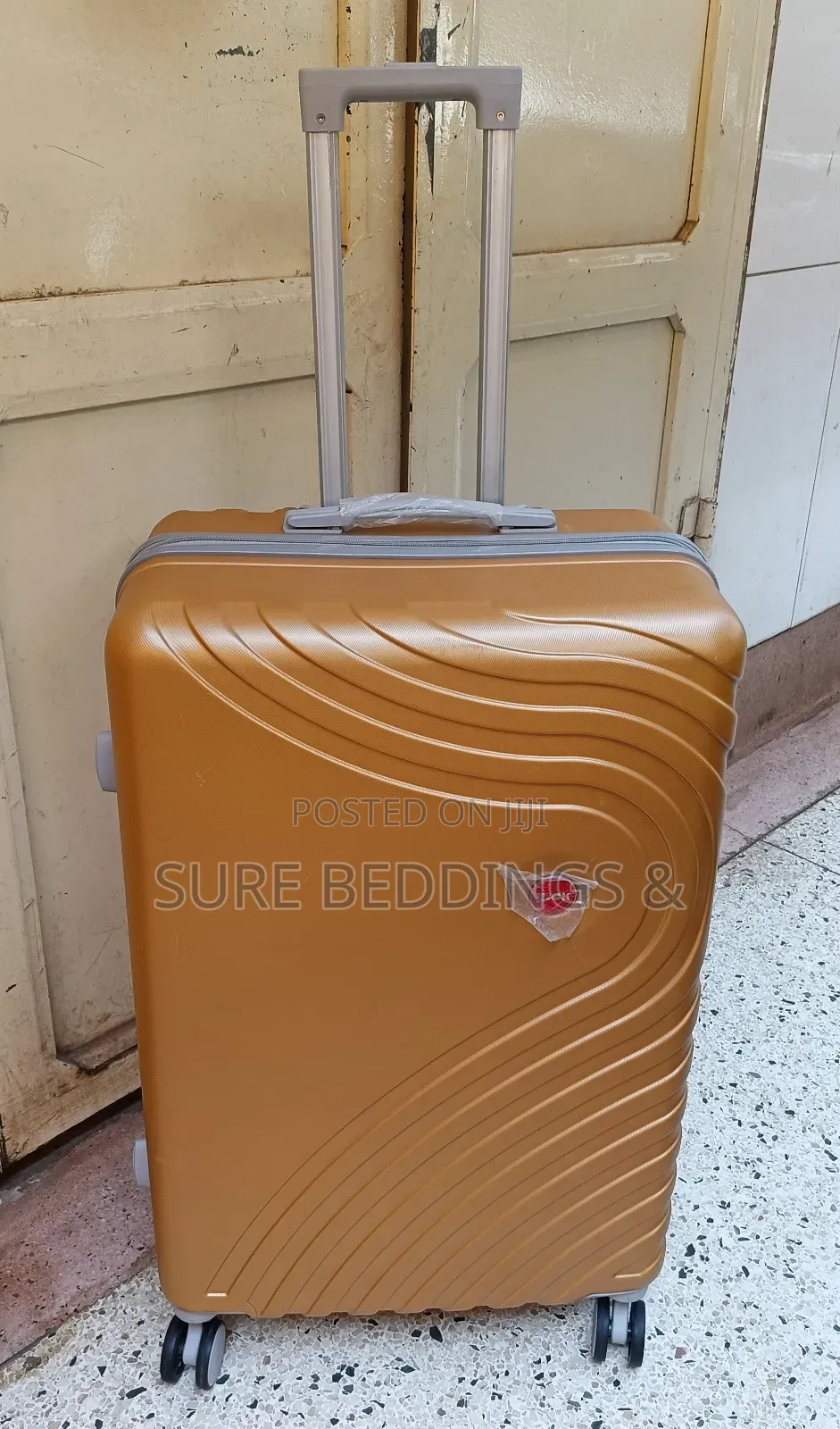 Golden Big Size Suitcase