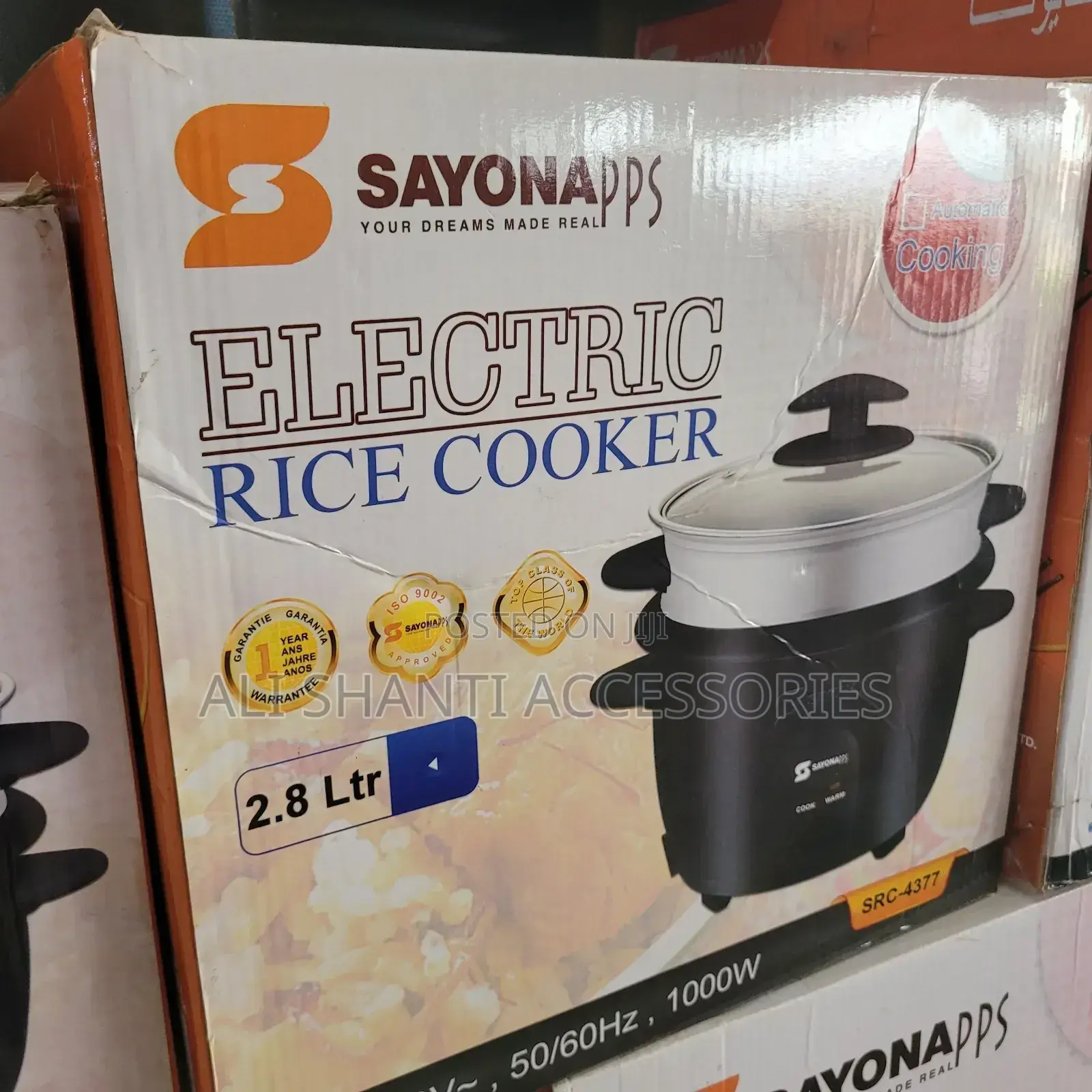 Rice Cooker Sayona 2.8 Litres