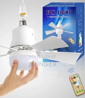 Electric Bulb With Fan and Remote