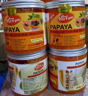 New Veet Gold Papaya Whitening Salt Scrub