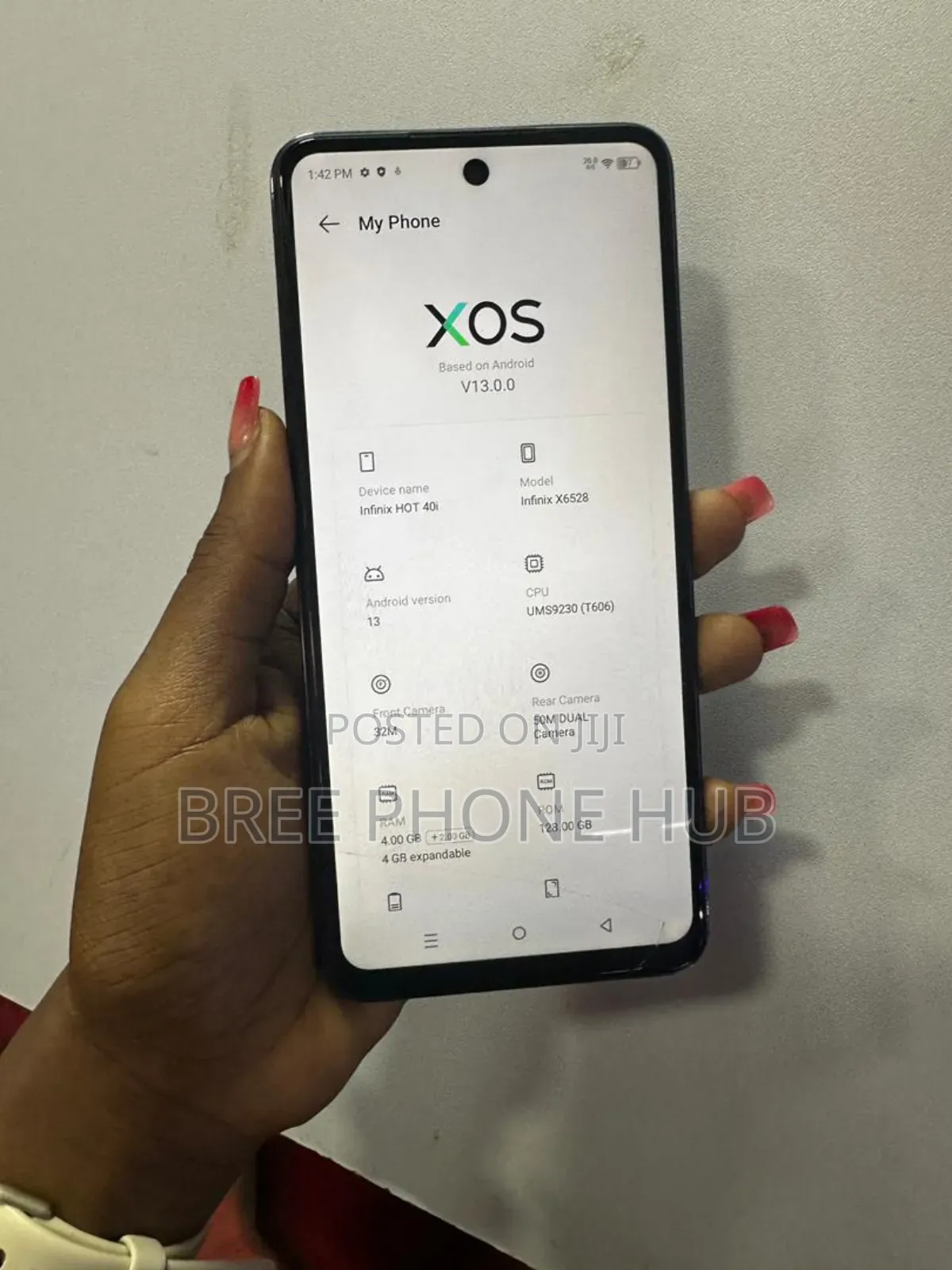Infinix Hot 40i 128 GB Black