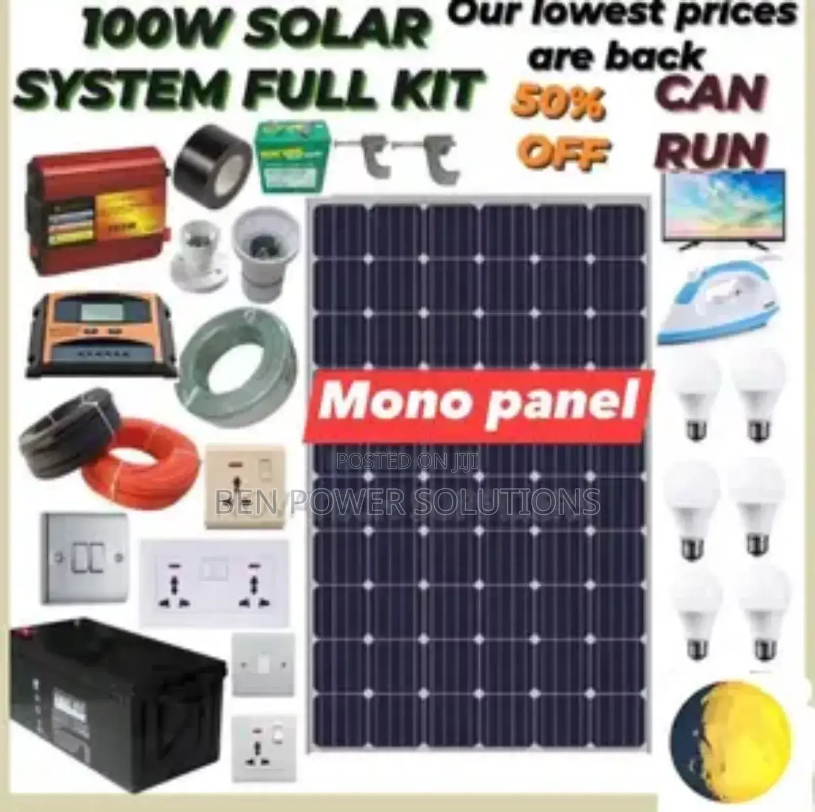 100w Solar System