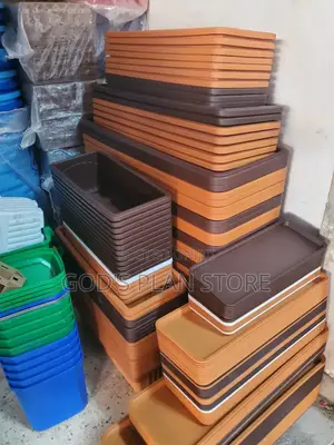 Imported Plastic Rectangular Flower Pots