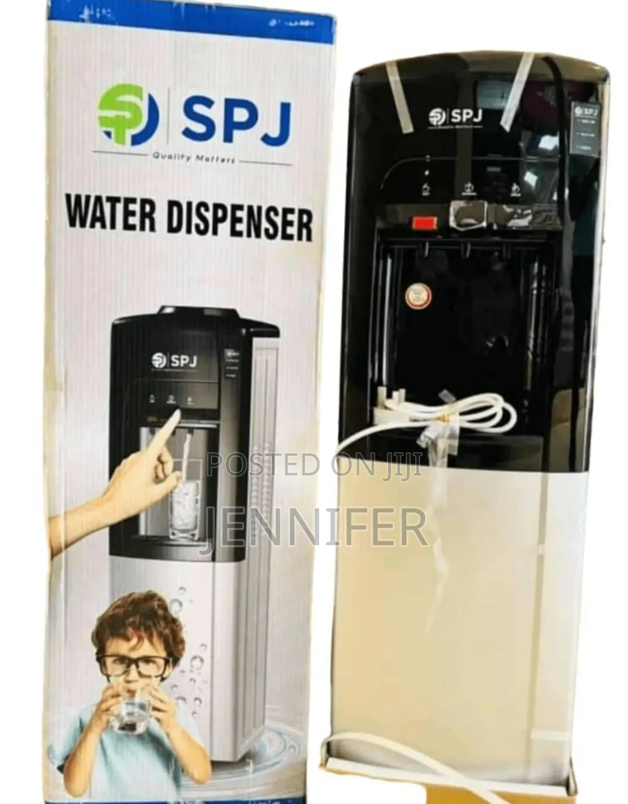 SPJ Three Tap Water Dispenser With Storage Compartment