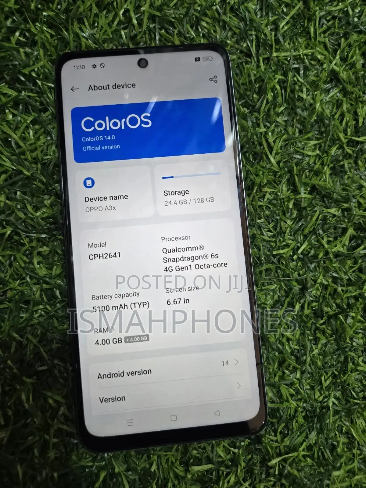 Oppo A3x 128 GB Blue
