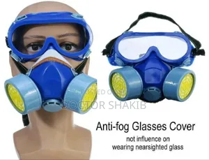Strong Anti Dust Protect Mask With Air Filters And Goggles