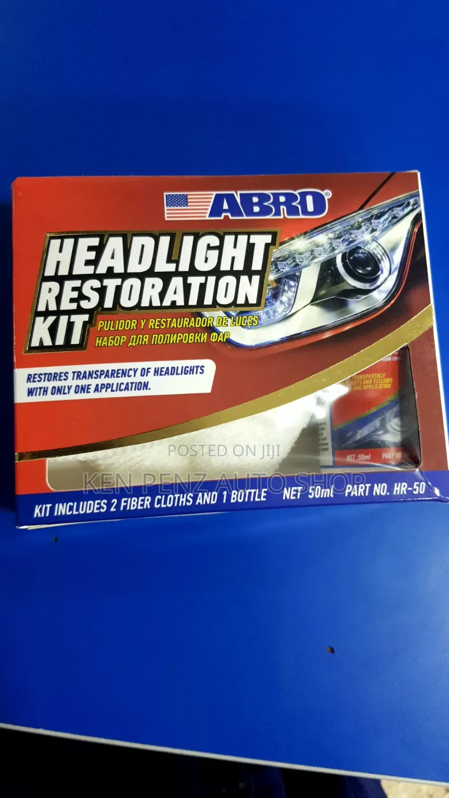 All Car Headlight Restoration Kit