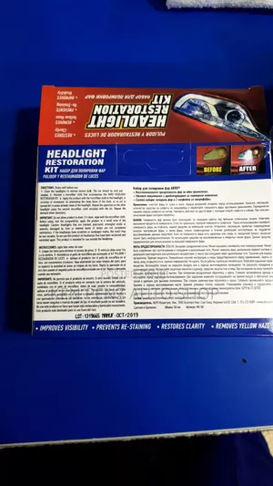 All Car Headlight Restoration Kit