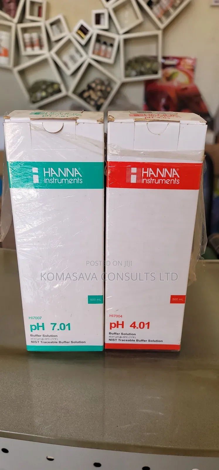 Standard Buffer Solutions Ph 7.01 and Ph 4.01