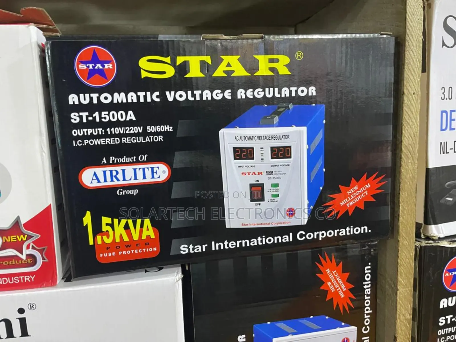 1.5kva Star Automatic Voltage Regulator/ Stabilizer Nova
