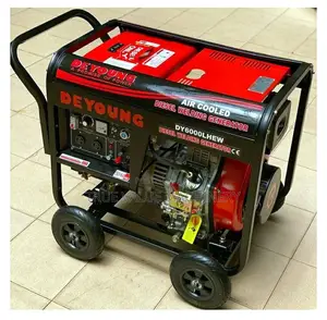 Air Cooled 5000w Diesel Welding Generator Deyoung