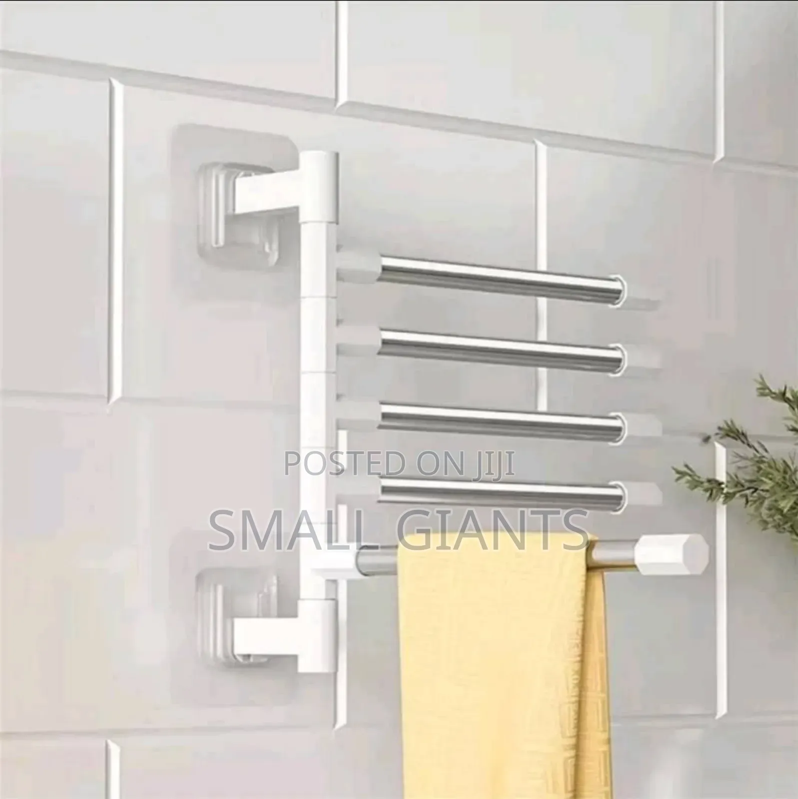 Punch Free Towel Bar Holder
