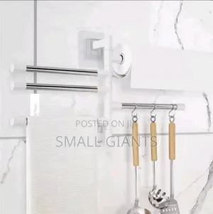 Punch Free Towel Bar Holder