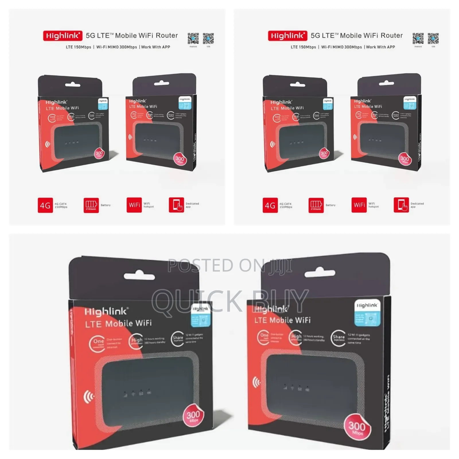 New Highlink Lte Cat4 Mobile Wifi Router
