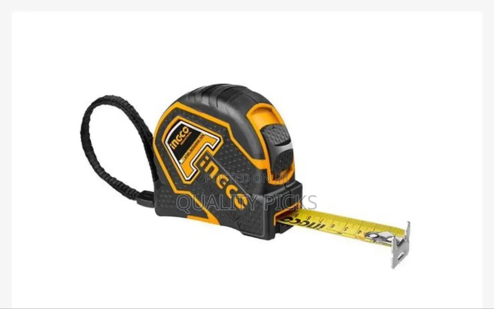 Ingco Measuring Tape - Retractable Steel With Self Lock - 8m
