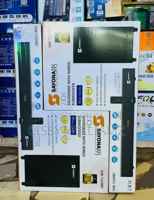 Sayona Sound Bar With Wired Subwoofer