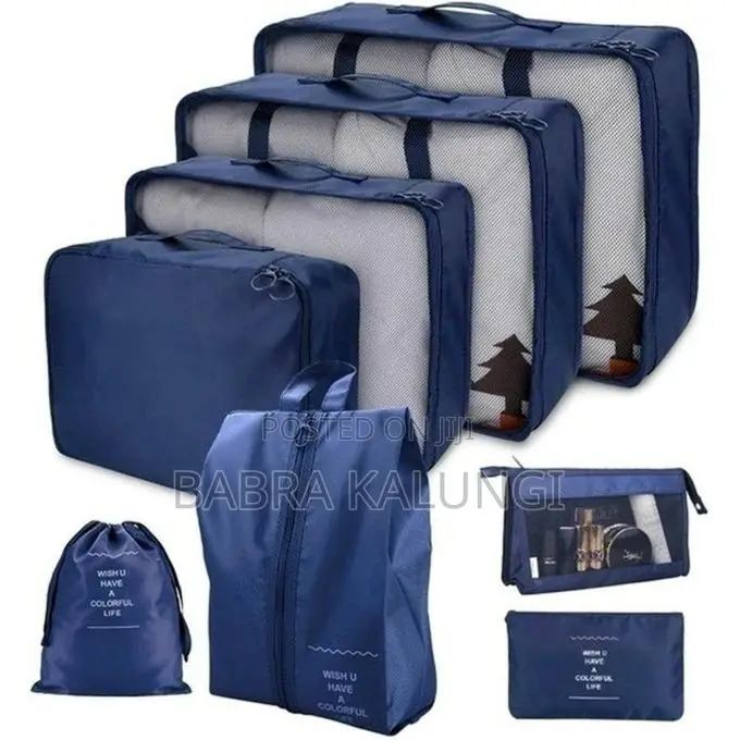 Zippered Packing Cubes Clothes for Travel Organizer Bags