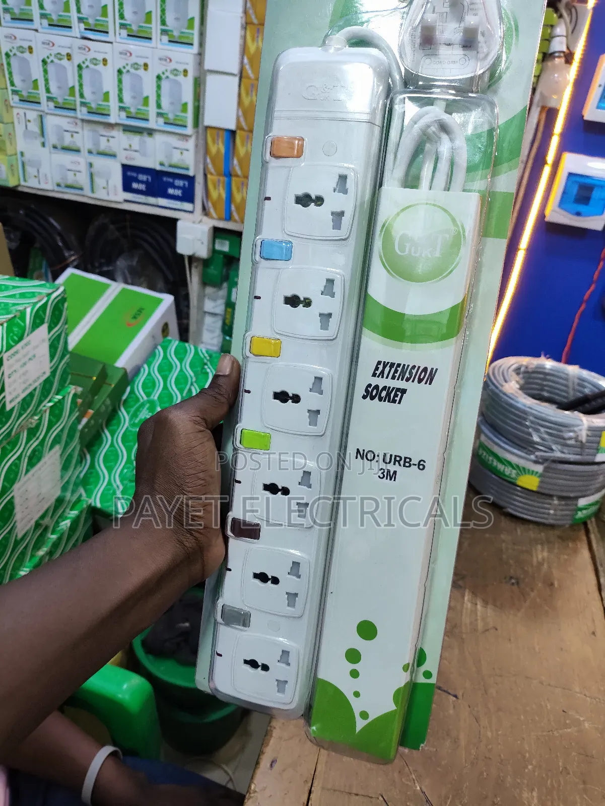 6way Power Extension Socket