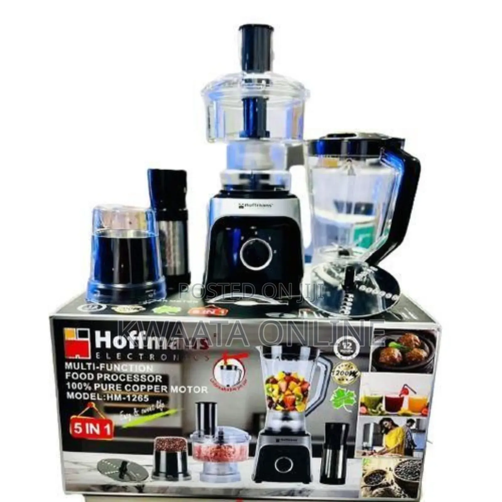 Hoffmans 5 in 1 Multifunction Blender Hm-1265