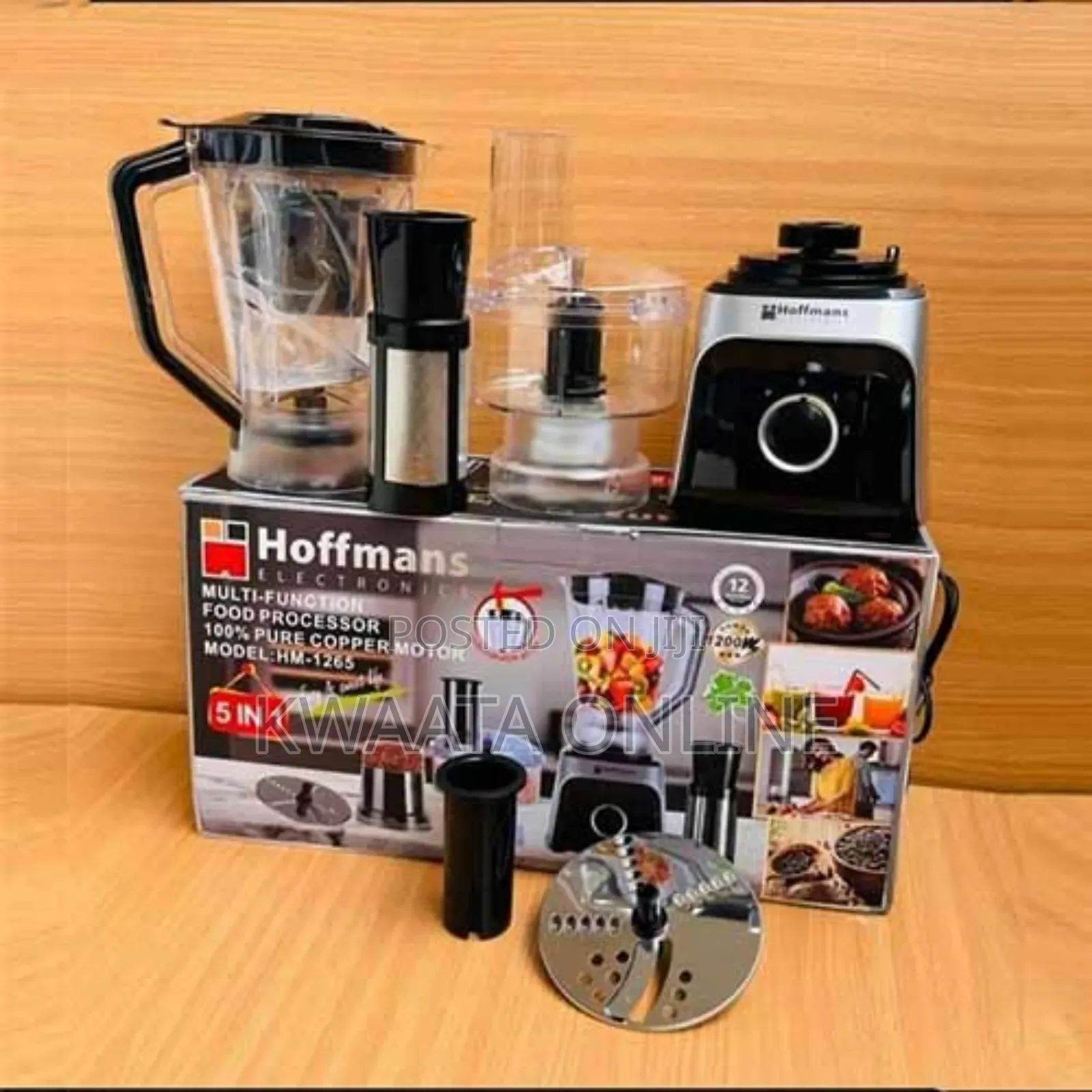 Hoffmans 5 in 1 Multifunction Blender Hm-1265